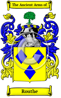Routhe Family Crest/Coat of Arms