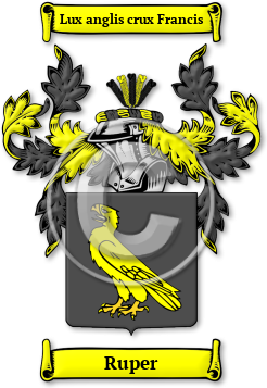 Ruper Family Crest Download (jpg) Legacy Series - 150 DPI