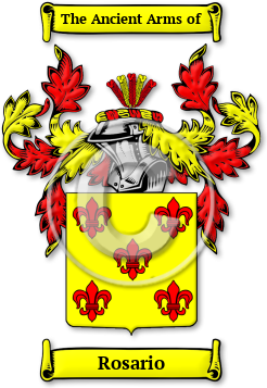 Rosario Family Crest Download (JPG) Legacy Series - 300 DPI