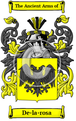 De-la-rosa Family Crest Download (JPG) Heritage Series - 300 DPI