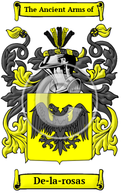De-la-rosas Family Crest Download (JPG) Heritage Series - 300 DPI