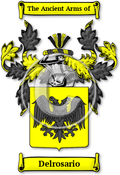Delrosario Family Crest Download (jpg) Legacy Series - 150 DPI