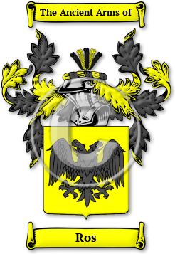 Ros Family Crest Download (jpg) Legacy Series - 150 DPI