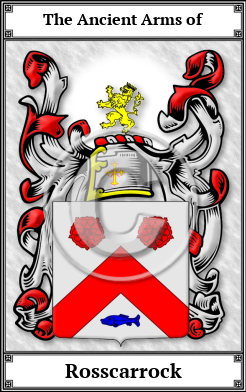 Rosscarrock Family Crest Download (JPG)  Book Plated - 150 DPI