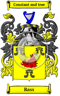 Rass Family Crest/Coat of Arms