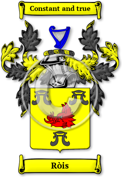 Ròis Family Crest Download (jpg) Legacy Series - 150 DPI