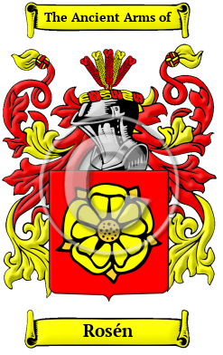 Rosén Family Crest Download (JPG) Heritage Series - 300 DPI