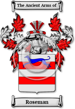 Roseman Family Crest Download (jpg) Legacy Series - 150 DPI