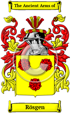 Rösgen Family Crest Download (JPG) Heritage Series - 300 DPI