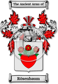 Rösenbaum Family Crest Download (jpg) Legacy Series - 150 DPI