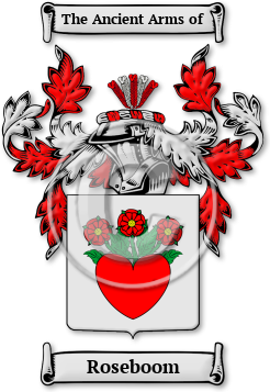 Roseboom Family Crest Download (jpg) Legacy Series - 150 DPI