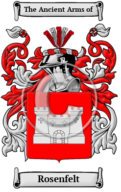 Rosenfelt Family Crest Download (JPG) Heritage Series - 600 DPI