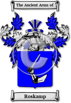 Roskamp Family Crest Download (jpg) Legacy Series - 150 DPI