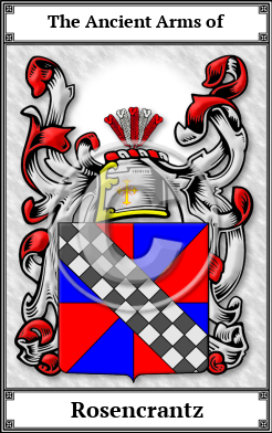 Rosencrantz Family Crest Download (JPG) Book Plated - 600 DPI