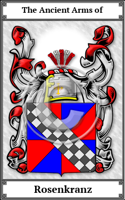 Rosenkranz Family Crest Download (JPG)  Book Plated - 150 DPI