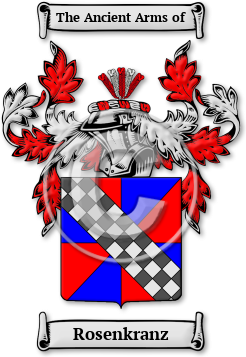 Rosenkranz Family Crest Download (jpg) Legacy Series - 150 DPI