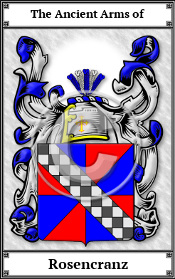 Rosencranz Family Crest Download (JPG)  Book Plated - 150 DPI