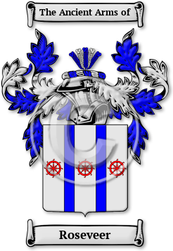 Roseveer Family Crest Download (jpg) Legacy Series - 150 DPI