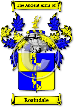 Rosindale Family Crest Download (jpg) Legacy Series - 150 DPI