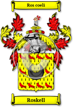 Roskell Family Crest Download (jpg) Legacy Series - 150 DPI