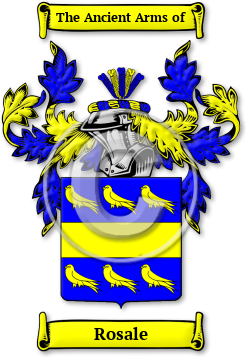 Rosale Family Crest Download (jpg) Legacy Series - 150 DPI