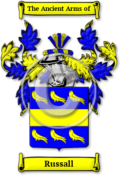 Russall Family Crest Download (jpg) Legacy Series - 150 DPI