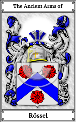 Rössel Family Crest Download (JPG)  Book Plated - 150 DPI