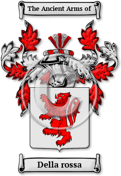 Della rossa Family Crest Download (jpg) Legacy Series - 150 DPI