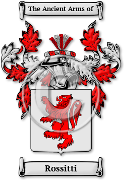Rossitti Family Crest Download (jpg) Legacy Series - 150 DPI