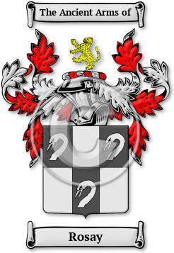 Rosay Family Crest Download (jpg) Legacy Series - 150 DPI