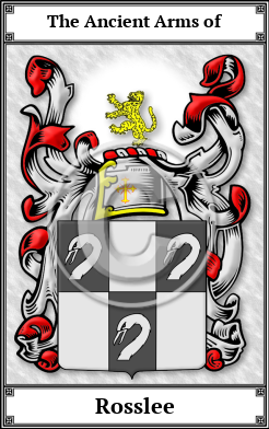 Rosslee Family Crest Download (JPG)  Book Plated - 150 DPI