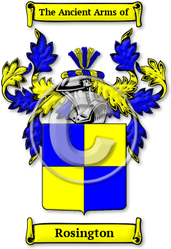Rosington Family Crest Download (jpg) Legacy Series - 150 DPI