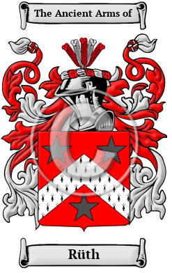 Rüth Family Crest Download (JPG) Heritage Series - 300 DPI