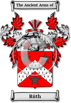 Rüth Family Crest Download (jpg) Legacy Series - 150 DPI