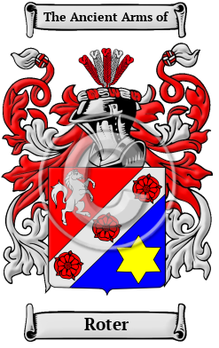 Roter Family Crest Download (JPG) Heritage Series - 600 DPI