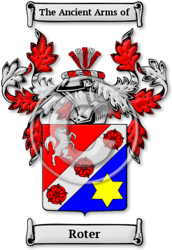 Roter Family Crest Download (JPG) Legacy Series - 600 DPI