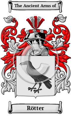 Rötter Family Crest Download (JPG) Heritage Series - 300 DPI