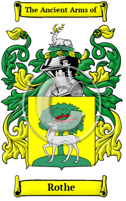 Rothe Family Crest Download (JPG) Heritage Series - 600 DPI