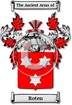 Roten Family Crest Download (JPG) Legacy Series - 600 DPI