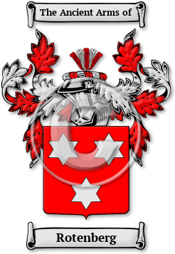 Rotenberg Family Crest Download (jpg) Legacy Series - 150 DPI