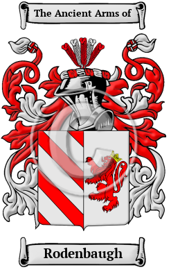 Rodenbaugh Family Crest Download (JPG) Heritage Series - 600 DPI