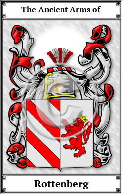 Rottenberg Family Crest Download (JPG)  Book Plated - 150 DPI
