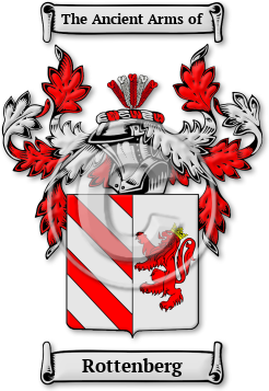 Rottenberg Family Crest Download (jpg) Legacy Series - 150 DPI