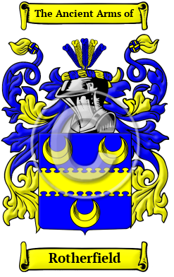 Rotherfield Family Crest Download (JPG) Heritage Series - 600 DPI