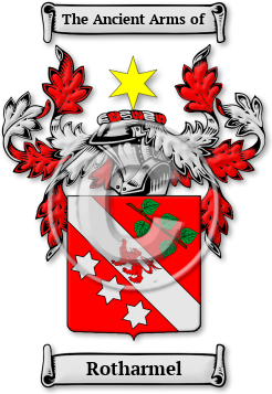 Rotharmel Family Crest Download (jpg) Legacy Series - 150 DPI