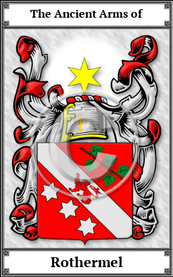 Rothermel Family Crest Download (JPG)  Book Plated - 150 DPI