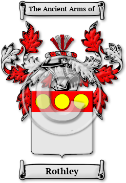 Rothley Family Crest Download (jpg) Legacy Series - 150 DPI