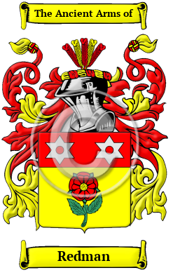 Redman Family Crest Download (JPG) Heritage Series - 600 DPI