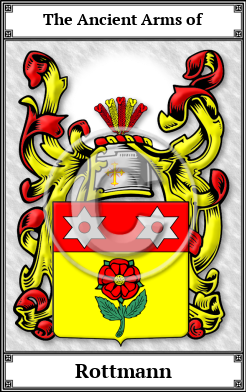 Rottmann Family Crest Download (JPG)  Book Plated - 150 DPI