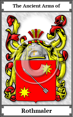 Rothmaler Family Crest Download (JPG)  Book Plated - 150 DPI